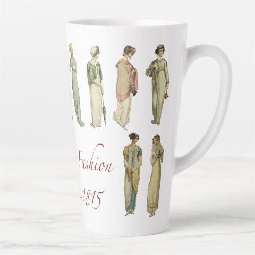 Regency Fashion 1809_1815 Latte Mug