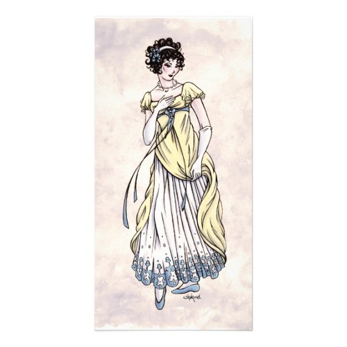Regency Fashion Art Jane Austen Lady 1 _ 4x8 Card