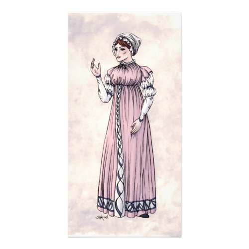 Regency Fashion Art Jane Austen Lady 6 _ 4x8 Card