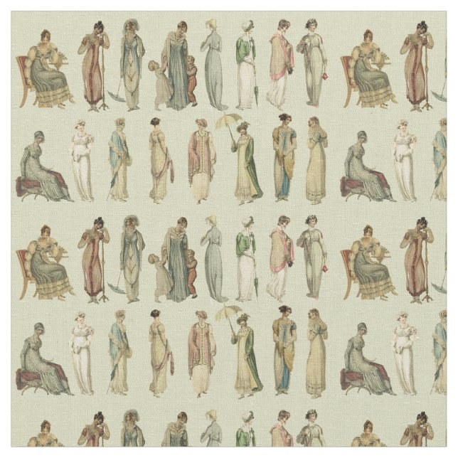 Regency fashion from Ackermann's Fabric (Close Up)