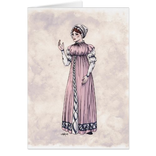 Regency Fashion _ Lady 6 _ Art Card