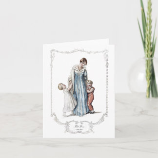 Regency Fashion Plate 1810 Note Cards Notecards