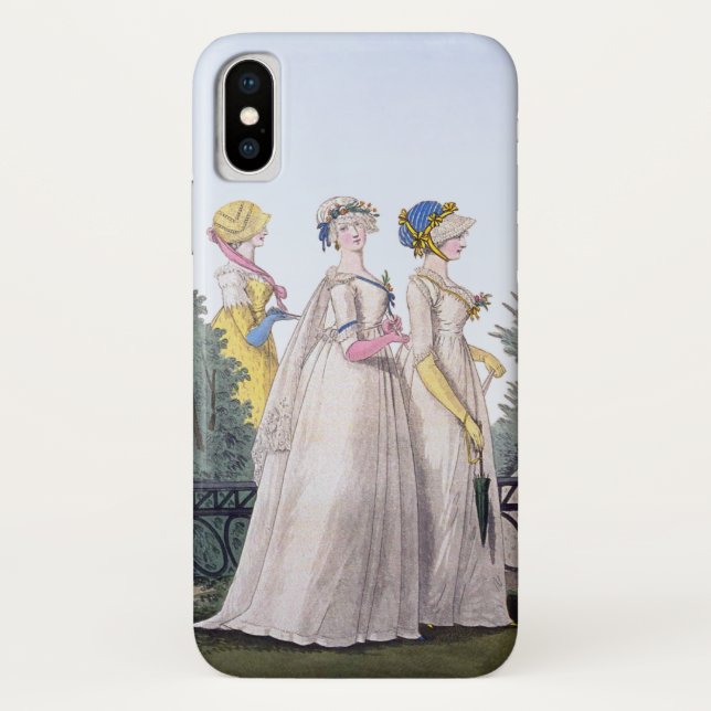 Regency Fashion Plate Jane Austen Case-Mate iPhone Case (Back)