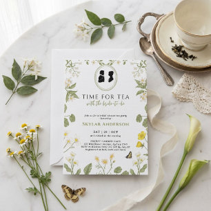 Regency Floral Tea Party bridal shower  Invitation