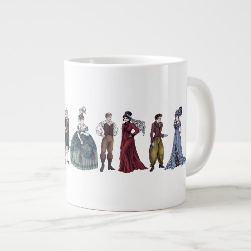 Regency Historical Fashion Jane Austen Jumbo Mug