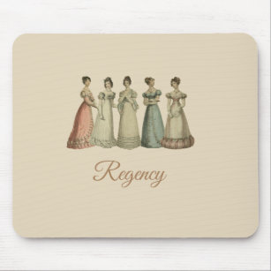 Regency Ladies Mousepad for Jane Austen Fans