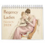 Regency Ladies Vintage Jane Austen Fans Calendar