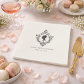 Regency Lady in Vintage Crest Bridal Shower  Napkins