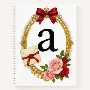 Regency Letter A Monogram Journal