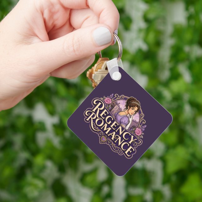 Regency Romance Lovers Keychain (Hand)