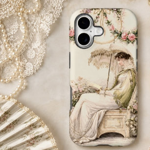 Regency Rose Garden Reading Lady iPhone 17 Case