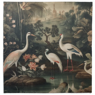 Regency Tropical Crane & Lost Palace Party Napkin