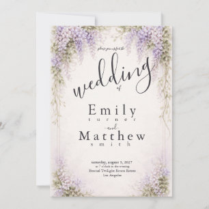 Regency Wisteria Invitation