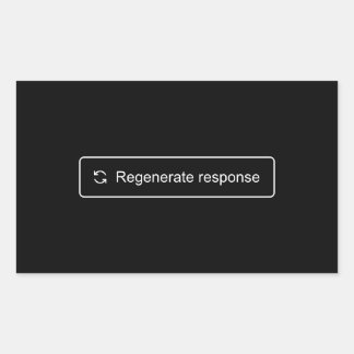 Regenerate Response Sticker