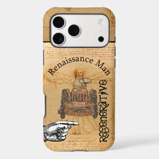 Regenerative Renaissance Man Steampunk Inspired iPhone 17 Pro Max Case