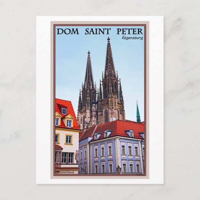 Regensburg - Cathedral St Peter Postcard (Front)