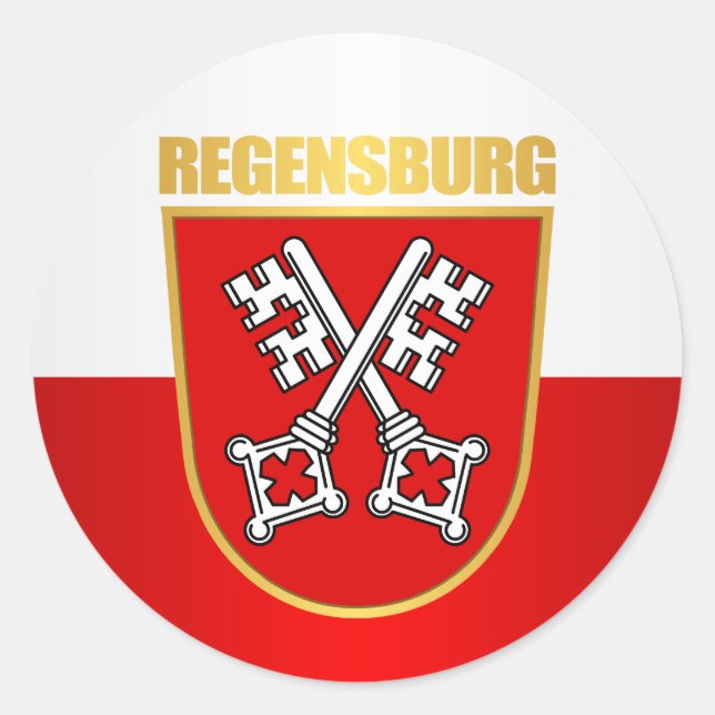 Regensburg Classic Round Sticker (Front)