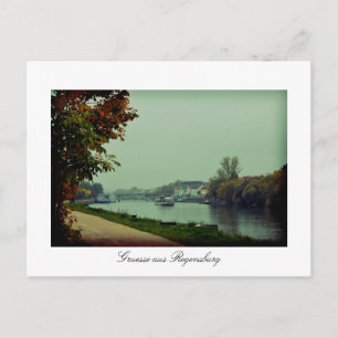Regensburg Donau, Bavaria, Germany Postcard