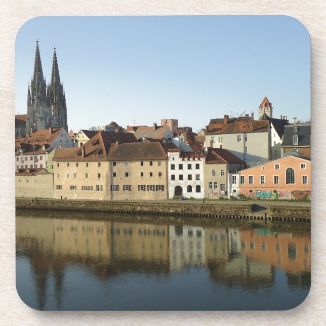 Regensburg, Germany Beverage Coaster (Front)