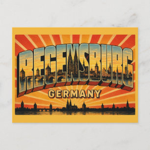 Regensburg Germany Cathedral Postcard