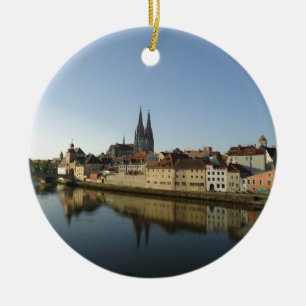 Regensburg, Germany Ceramic Ornament