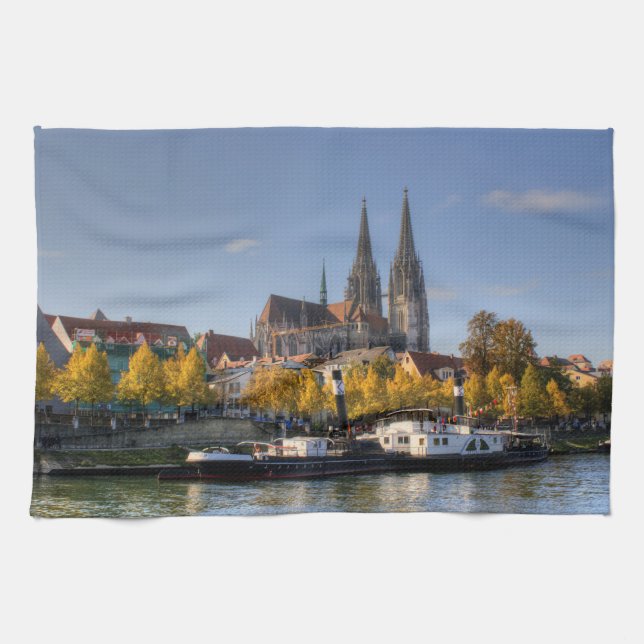 Regensburg , Germany Towel (Horizontal)