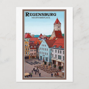 Regensburg - Neupfarrplatz Postcard