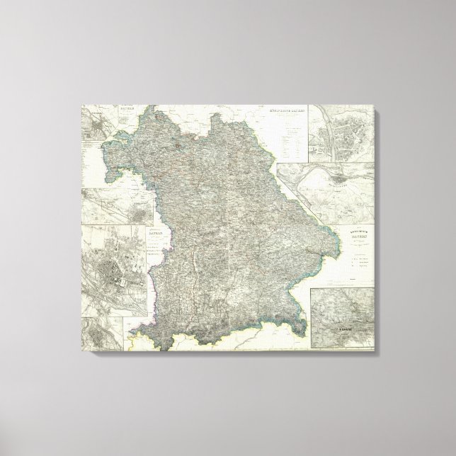 Regensburg Region of Germany Canvas Print (Front)