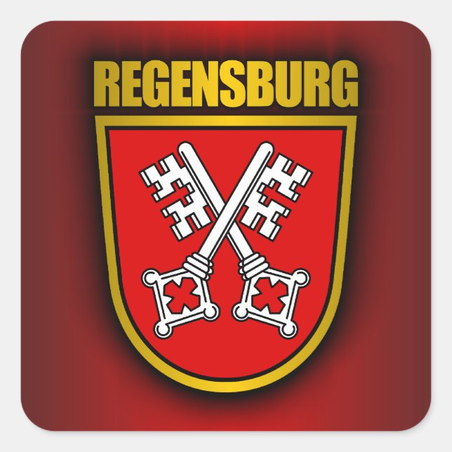 Regensburg Square Sticker (Front)