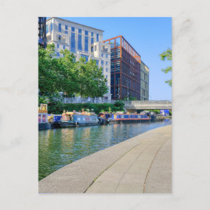 Regent's Canal, Kings Cross, London Postcard