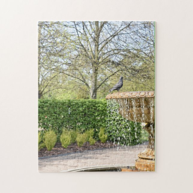 Regent's Park Fountain London United Kingdom UK Jigsaw Puzzle (Vertical)