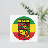 Reggae and Peace Symbol with positive quotes (Standing Front)