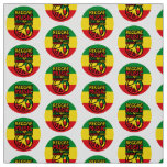 Reggae and Peace Symbol with positive quotes Fabric