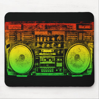 Reggae Boombox Mouse Pad
