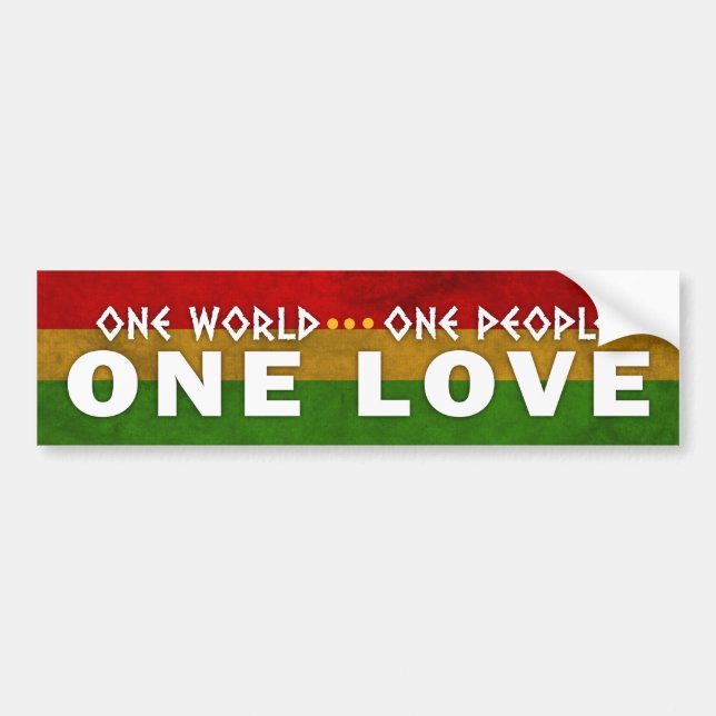 Reggae Bumper Sticker (Front)