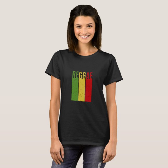 Reggae Colors T-Shirt (Front Full)