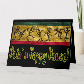 reggae dance birthday card