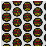 Reggae design with positive quotes and reggae flag fabric