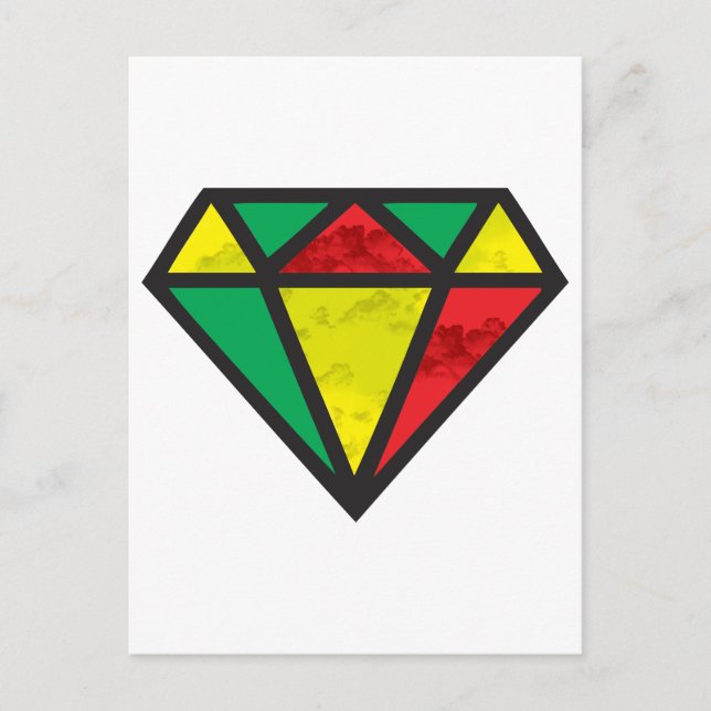 Reggae Diamond Postcard (Front)