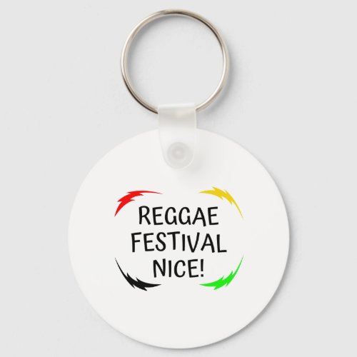 Reggae Festival Nice Keychain