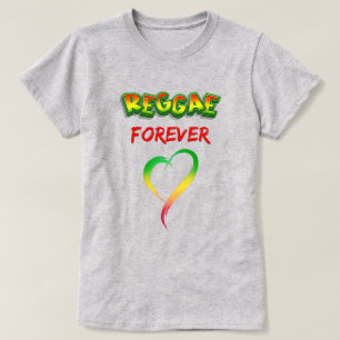 Reggae forever red green yellow T-Shirt
