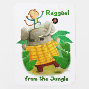 Reggae from The Jungle Stroller Blanket