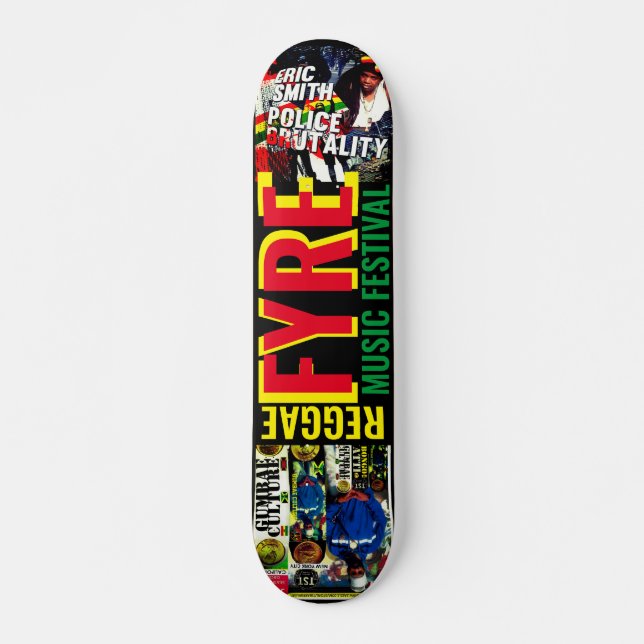 REGGAE FYRE  JMTSkateboard, 7¾" Deck (Front)