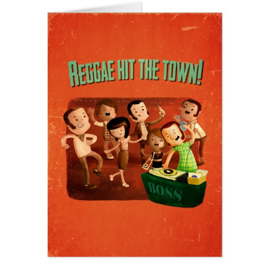 Reggae hit The Town! Cards (Front)