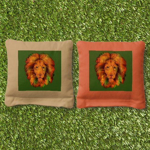 Reggae Lion Cornhole Bags