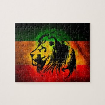 Reggae Lion Puzzle by CrabTreeGifts at Zazzle