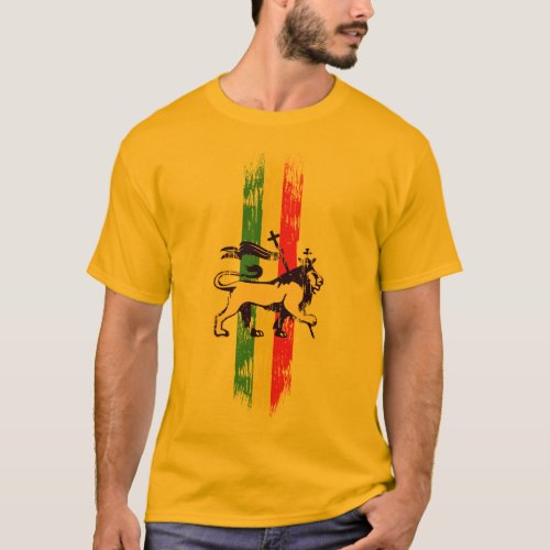 Reggae lion T_Shirt