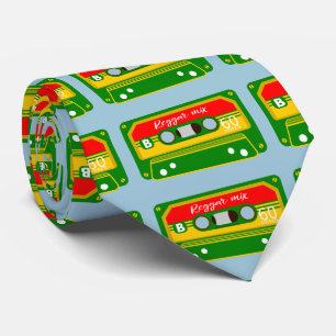 Reggae mix tape cassette eighties tie