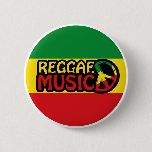 Reggae Music Button (Front)