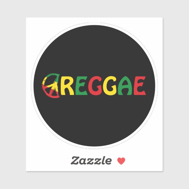Reggae Music Sticker (Sheet)